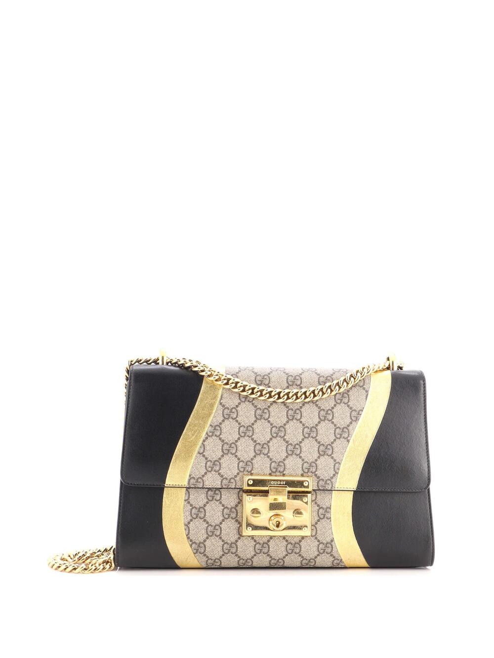 Gucci Padlock Shoulder Bag Gg Coated #323141G15B